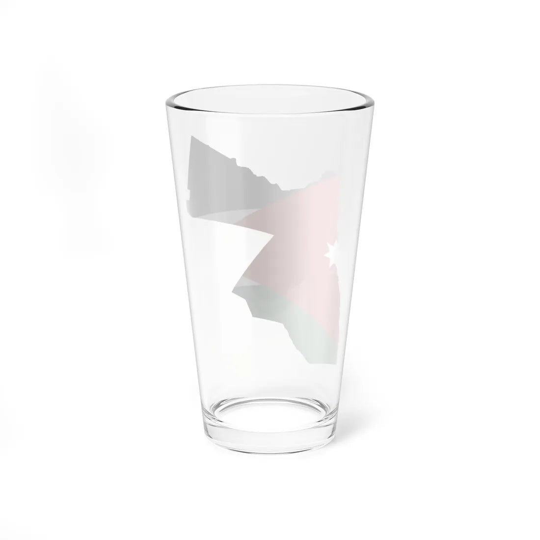 Jordan-Flagmap (Jordan) Pint Glass 16oz - Go Mug Yourself