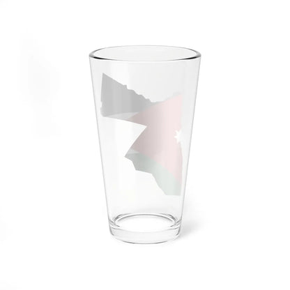 Jordan-Flagmap (Jordan) Pint Glass 16oz - Go Mug Yourself