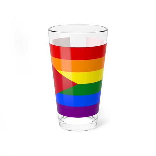 Jordan LGBT Flag (Jordan) Pint Glass 16oz 16oz - Go Mug Yourself