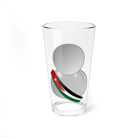 Jordan politic personality icon (Jordan) Pint Glass 16oz 16oz - Go Mug Yourself