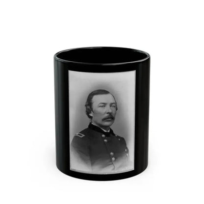 Joshua Thomas Owen, Head-And-Shoulders Portrait, Facing Right, In Uniform (U.S. Civil War) Black Coffee Mug 11oz - Go Mug Yourself