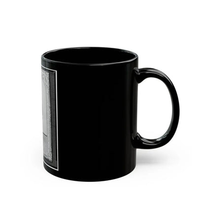 Josua P. Graffam, Sgt., 1st D.C. & 1st Maine Cavalry, Co. B., U.S.A., Full-Length Portrait, Facing Front (U.S. Civil War) Black Coffee Mug - Go Mug Yourself