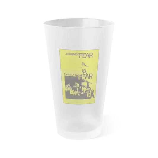 JOURNEY INTO FEAR 1975 Movie Poster - Frosted Pint Glass 16oz 16oz Frosted - Go Mug Yourself