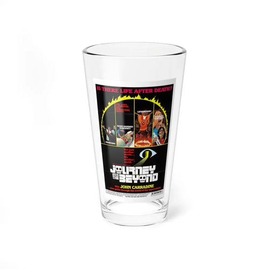 JOURNEY INTO THE BEYOND 1975 Movie Poster - Pint Glass 16oz 16oz - Go Mug Yourself