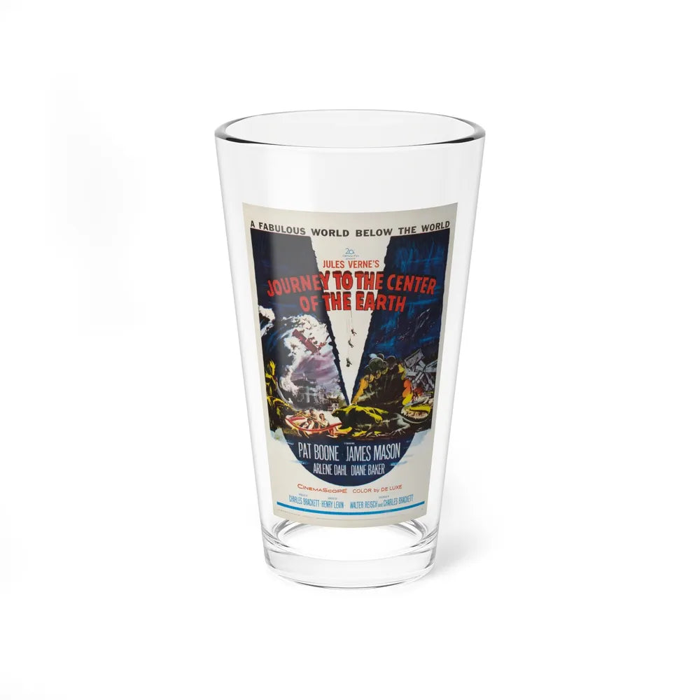 JOURNEY TO THE CENTER OF THE EARTH 1959 Movie Poster - Pint Glass 16oz-16oz-Go Mug Yourself