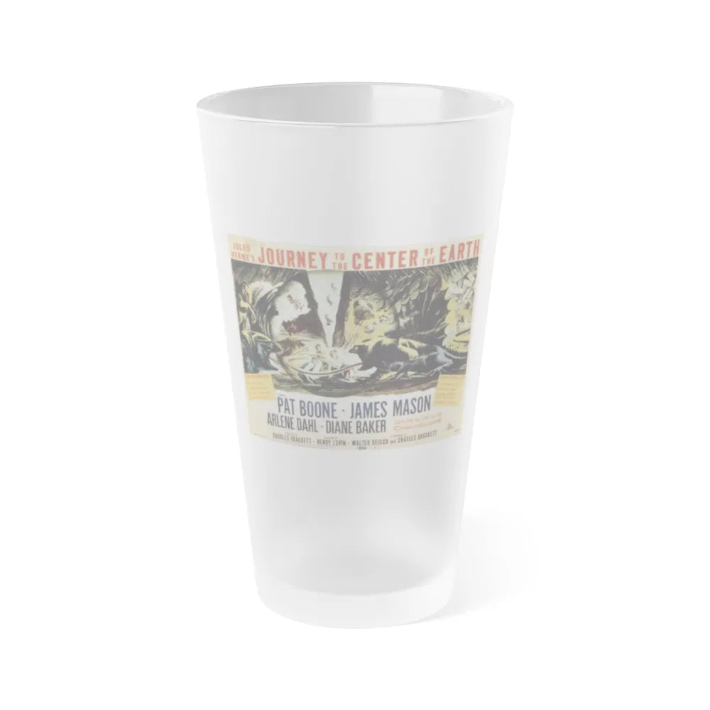 JOURNEY TO THE CENTER OF THE EARTH (2) 1959 Movie Poster - Frosted Pint Glass 16oz-16oz-Frosted-Go Mug Yourself