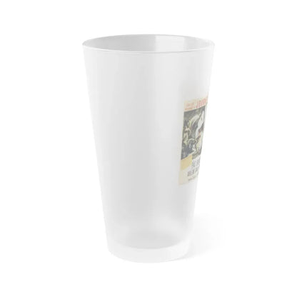 JOURNEY TO THE CENTER OF THE EARTH (2) 1959 Movie Poster - Frosted Pint Glass 16oz - Go Mug Yourself