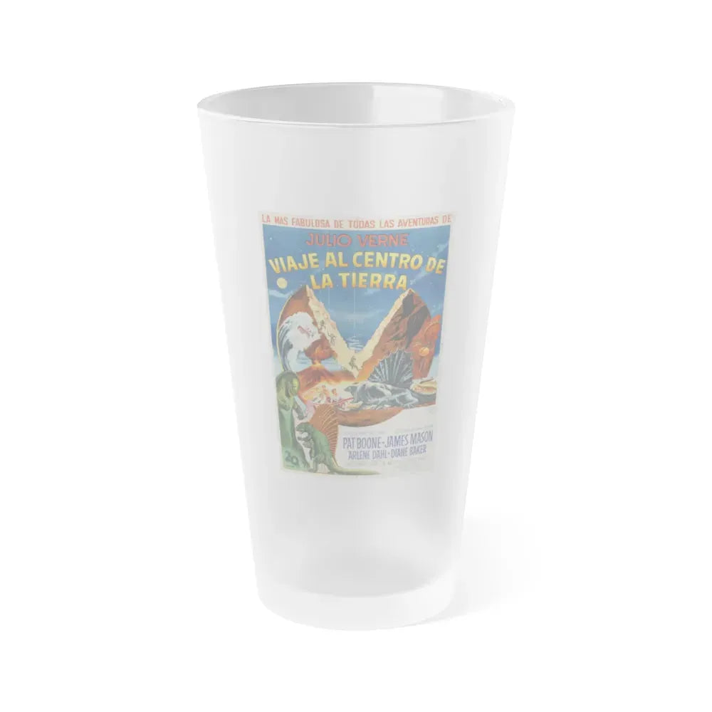 JOURNEY TO THE CENTER OF THE EARTH (MEXICAN) 1959 Movie Poster - Frosted Pint Glass 16oz 16oz Frosted - Go Mug Yourself