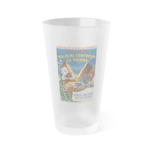 JOURNEY TO THE CENTER OF THE EARTH (MEXICAN) 1959 Movie Poster - Frosted Pint Glass 16oz 16oz Frosted - Go Mug Yourself