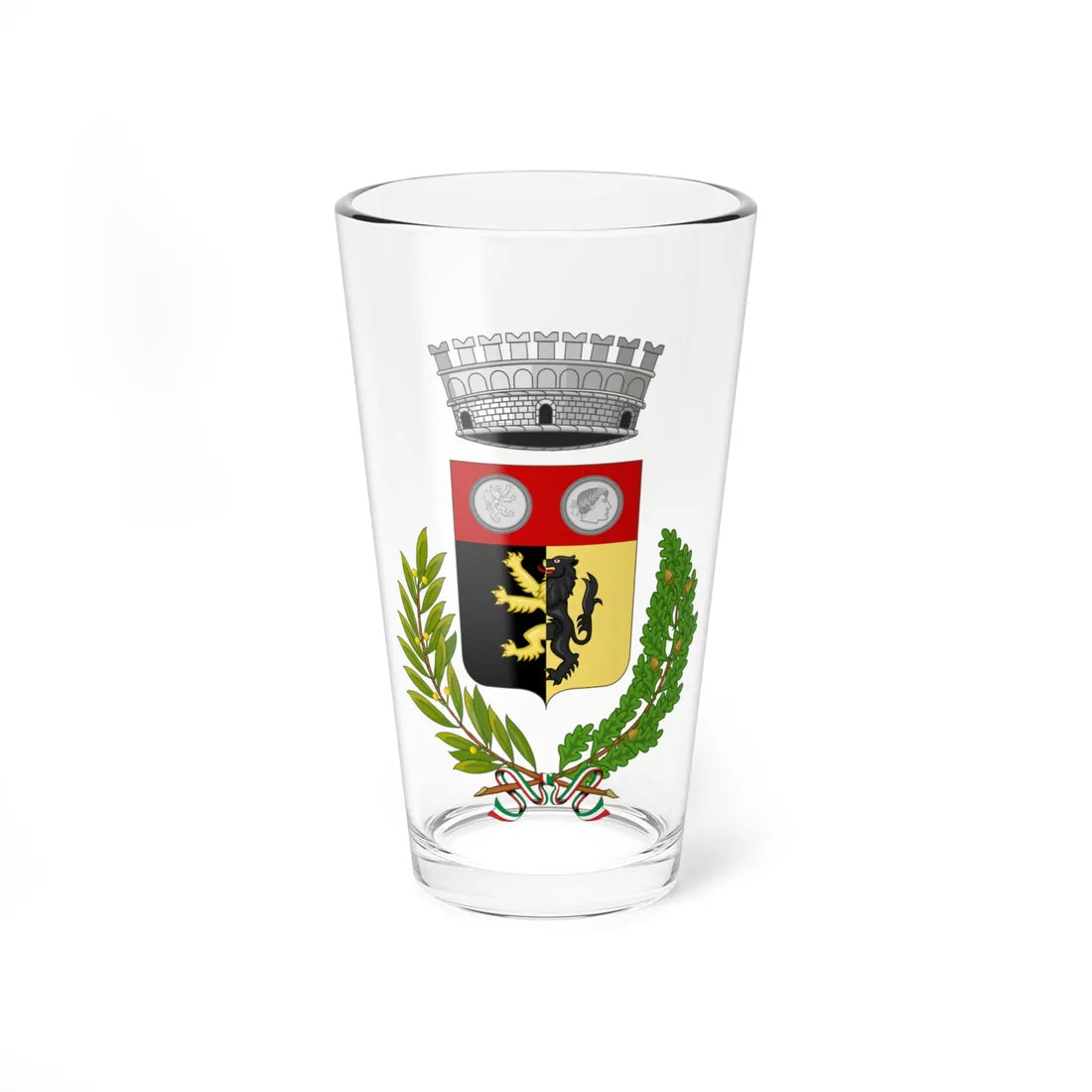 Jovençan-Stemma (Italy) (Coat of Arms) Pint Glass 16oz 16oz - Go Mug Yourself