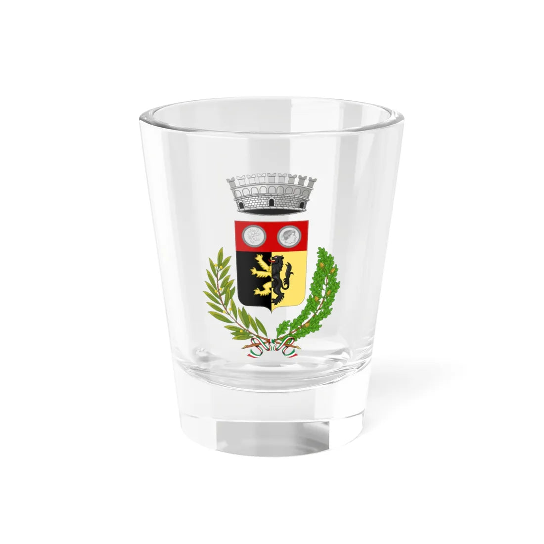Jovençan-Stemma (Italy) (Coat of Arms) Shot Glass 1.5oz 1.5oz - Go Mug Yourself