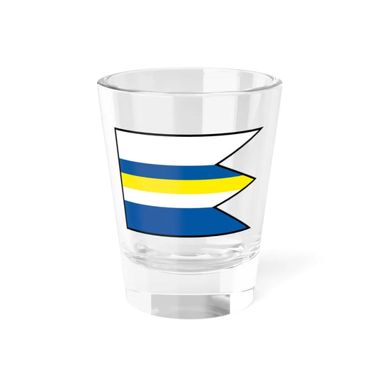 Jovsa Michalovce Flag (Slovakia) Shot Glass 1.5oz 1.5oz - Go Mug Yourself