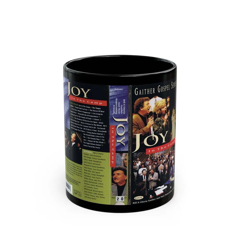 JOY IN THE CAMP (VHS COVER) - Black Coffee Mug-11oz-Go Mug Yourself