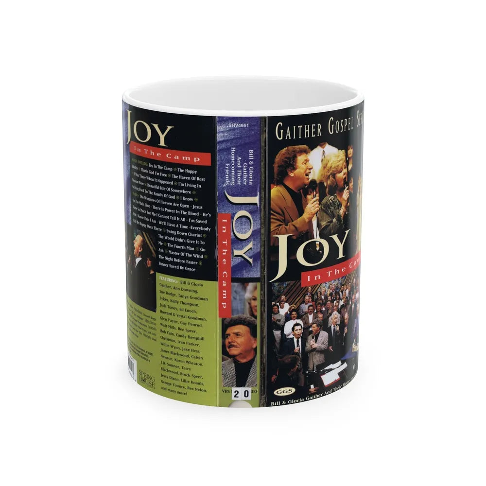 JOY IN THE CAMP (VHS COVER) - White Coffee Mug-11oz-Go Mug Yourself