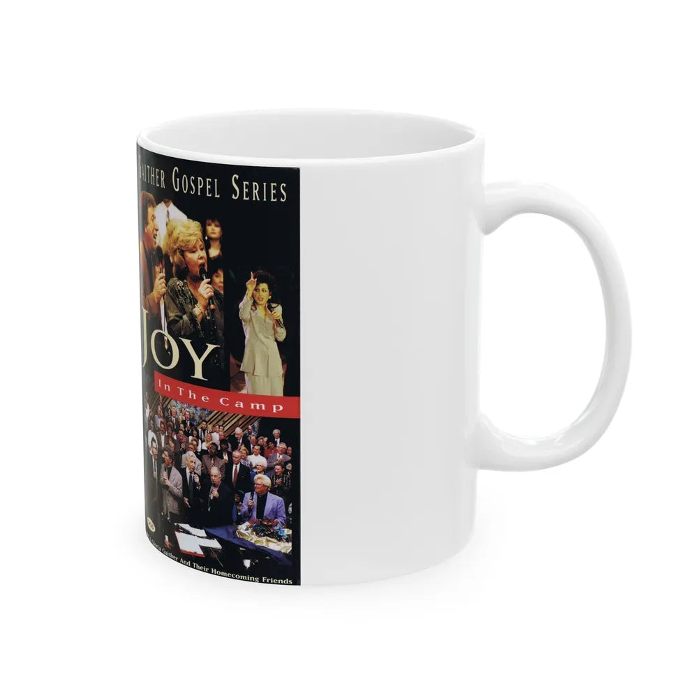 JOY IN THE CAMP (VHS COVER) - White Coffee Mug-Go Mug Yourself