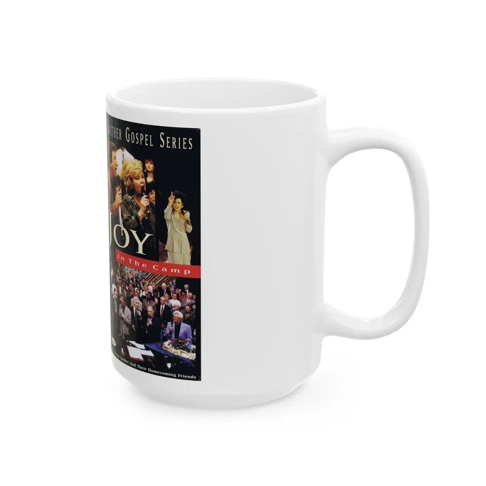 JOY IN THE CAMP (VHS COVER) - White Coffee Mug-Go Mug Yourself