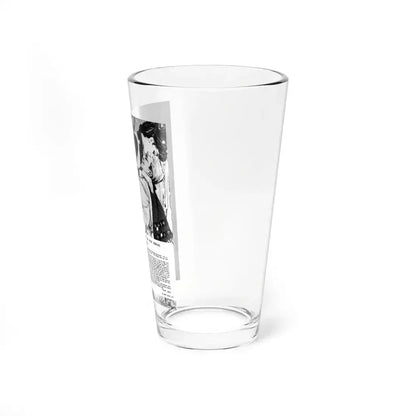 Joy in the Morning, Woman's Day with Woman magazine illustration - Pint Glass 16oz - Go Mug Yourself