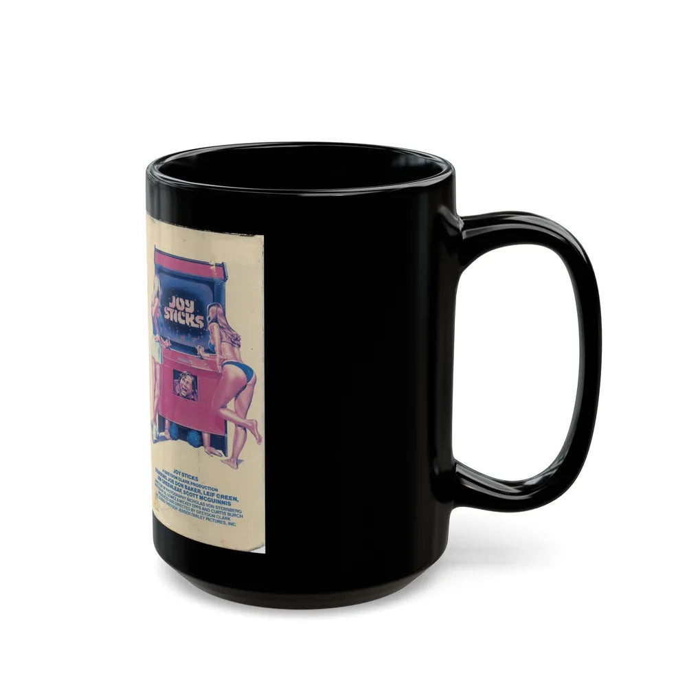 JOY STICKS (VHS COVER) - Black Coffee Mug-Go Mug Yourself