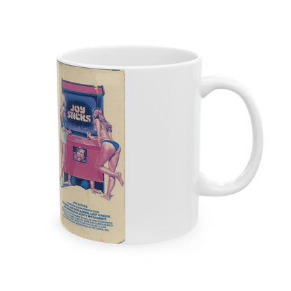 JOY STICKS (VHS COVER) - White Coffee Mug-Go Mug Yourself