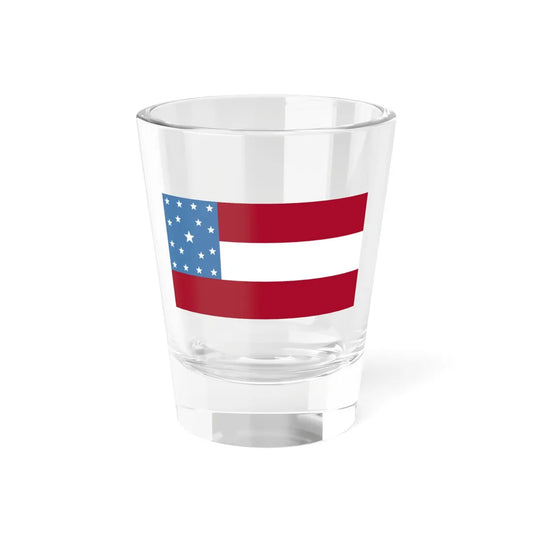 JP Gillis Flag (Confederate States) Shot Glass 1.5oz 1.5oz - Go Mug Yourself