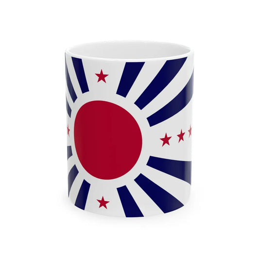 JPS flag (Japan) White Coffee Mug 11oz - Go Mug Yourself