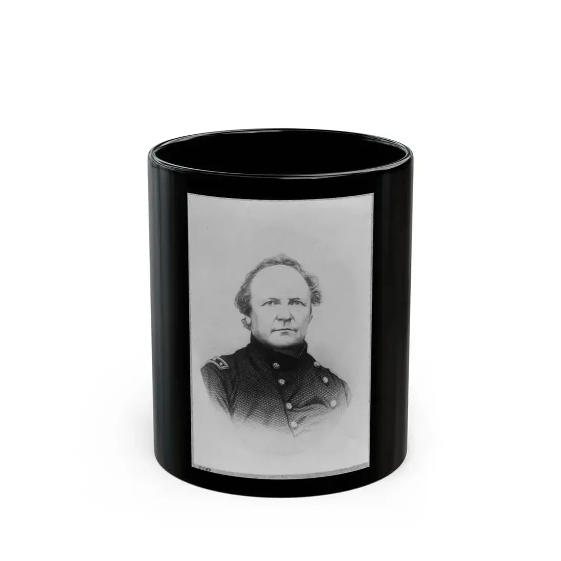 J.R. Slack, Head-And-Shoulders Portrait, Facing Right (U.S. Civil War) Black Coffee Mug 11oz - Go Mug Yourself