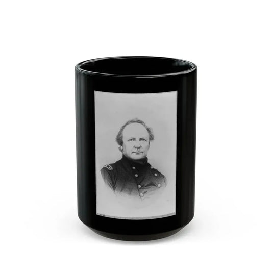 J.R. Slack, Head-And-Shoulders Portrait, Facing Right (U.S. Civil War) Black Coffee Mug 15oz - Go Mug Yourself
