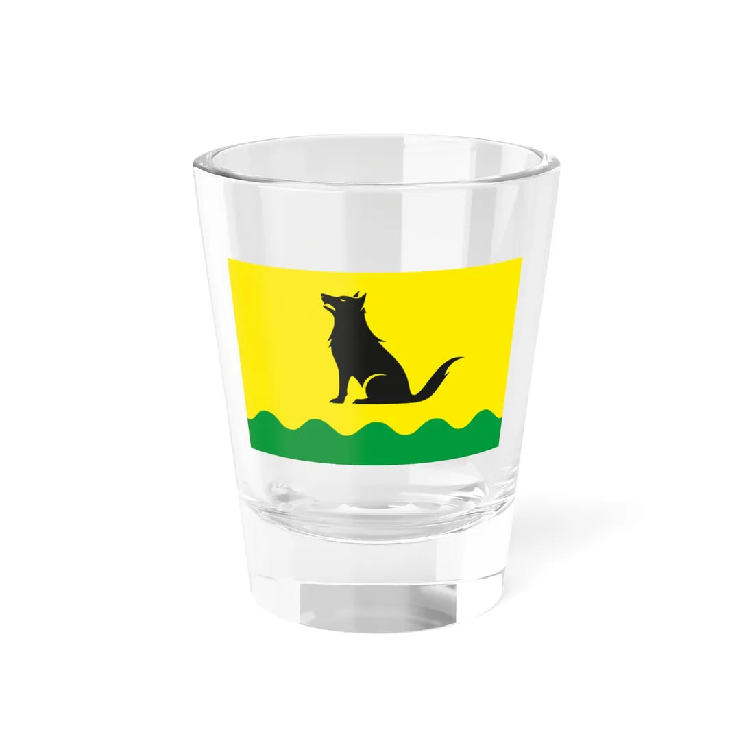 Järva valla lipp (Estonia) Shot Glass 1.5oz 1.5oz - Go Mug Yourself