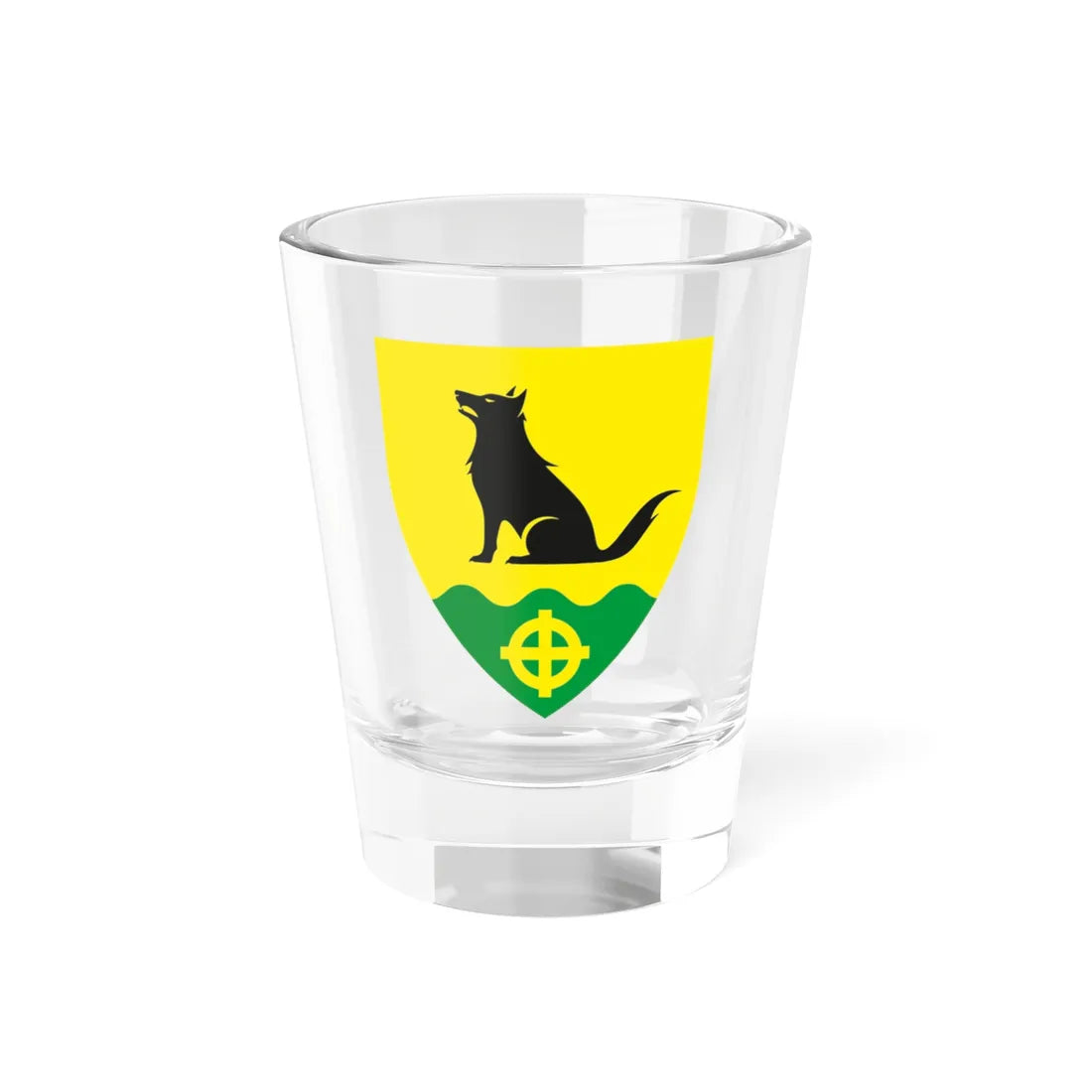 Järva valla vapp (Estonia) (Coat of Arms) Shot Glass 1.5oz 1.5oz - Go Mug Yourself