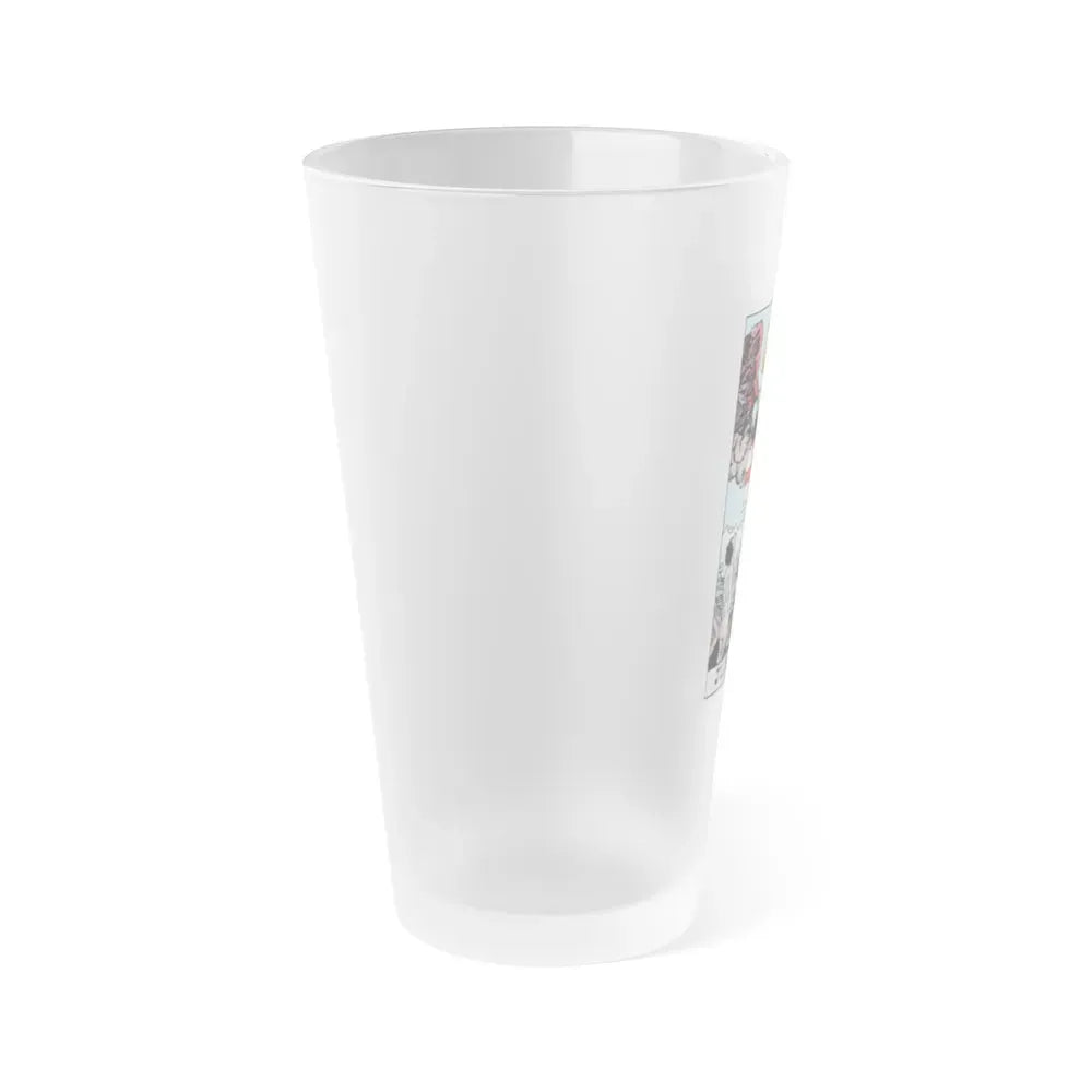 Judgement (Tarot Card) Frosted Pint Glass 16oz - Go Mug Yourself