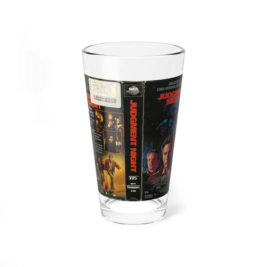 JUDGMENT NIGHT (VHS COVER) Pint Glass 16oz 16oz - Go Mug Yourself