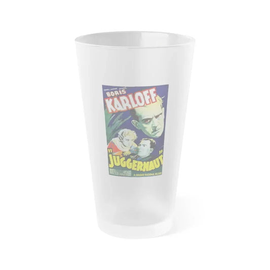 JUGGERNAUT 1974 Movie Poster - Frosted Pint Glass 16oz 16oz Frosted - Go Mug Yourself