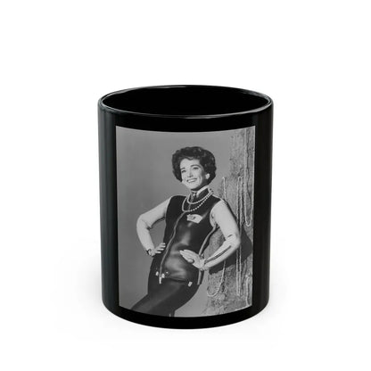 Julia Adams #03 (Vintage Female Icon) Black Coffee Mug 11oz - Go Mug Yourself
