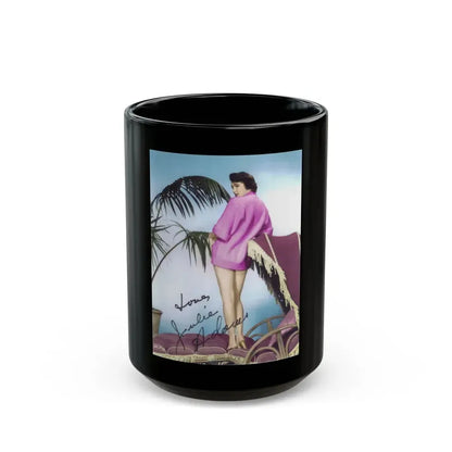 Julia Adams #04 1 (Vintage Female Icon) Black Coffee Mug 15oz - Go Mug Yourself