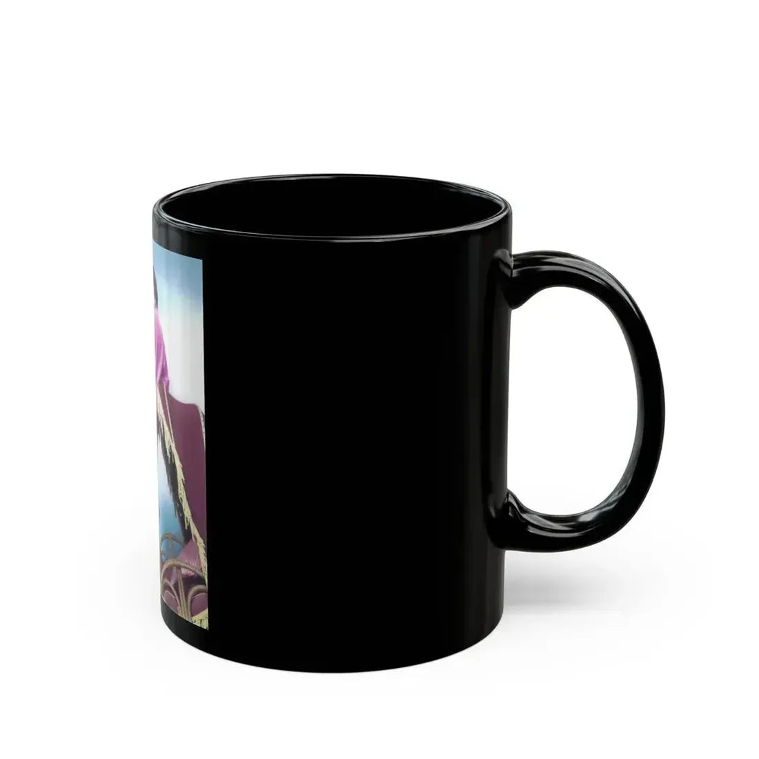 Julia Adams #04 1 (Vintage Female Icon) Black Coffee Mug - Go Mug Yourself