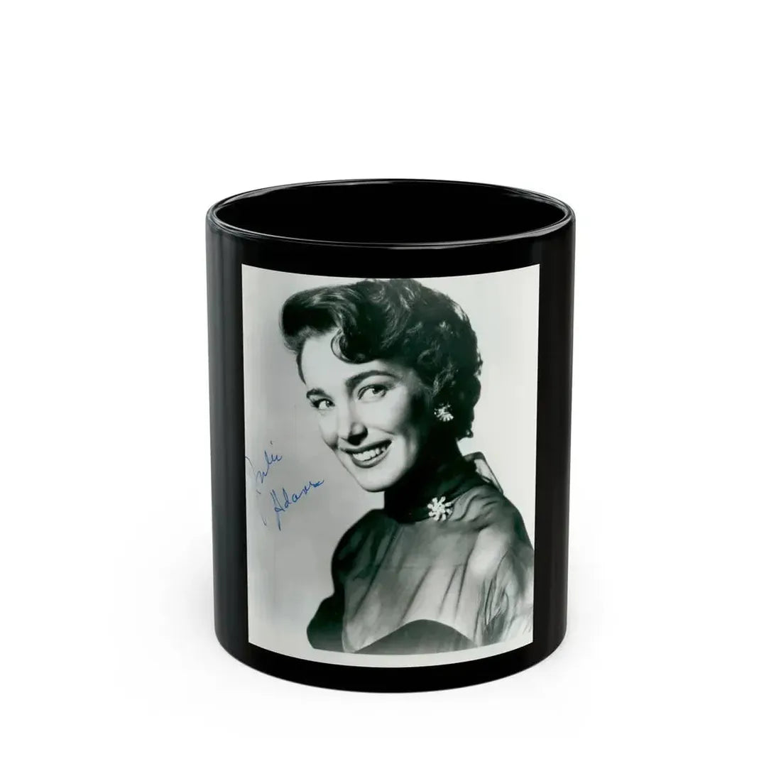 Julia Adams #11 (Vintage Female Icon) Black Coffee Mug 11oz - Go Mug Yourself