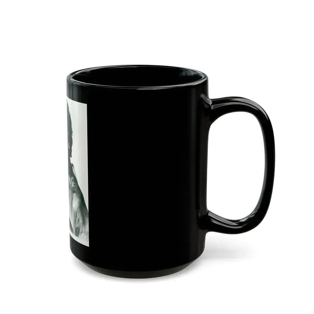 Julia Adams #11 (Vintage Female Icon) Black Coffee Mug - Go Mug Yourself
