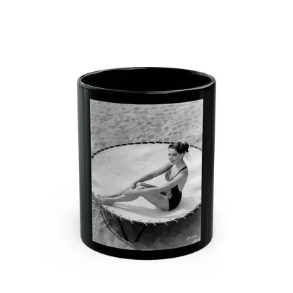 Julia Adams #113 (Vintage Female Icon) Black Coffee Mug 11oz - Go Mug Yourself