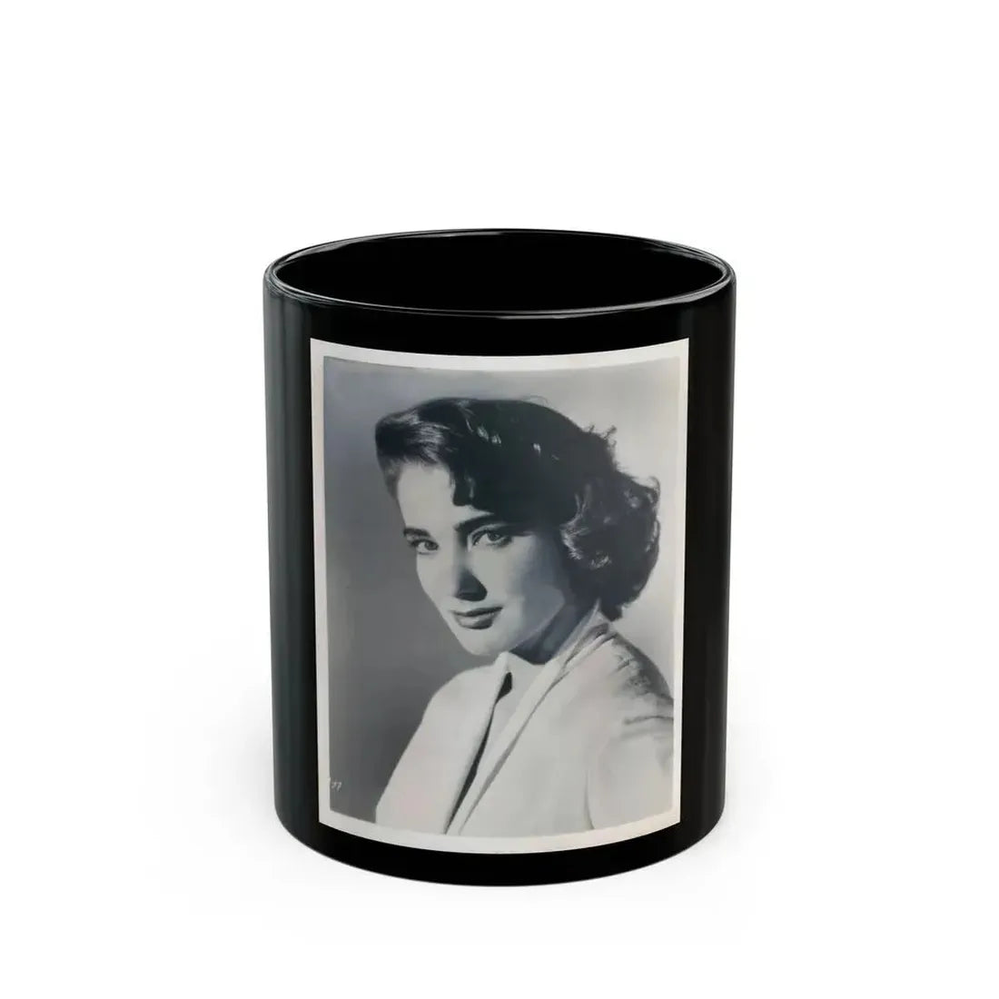 Julia Adams #114 (Vintage Female Icon) Black Coffee Mug 11oz - Go Mug Yourself