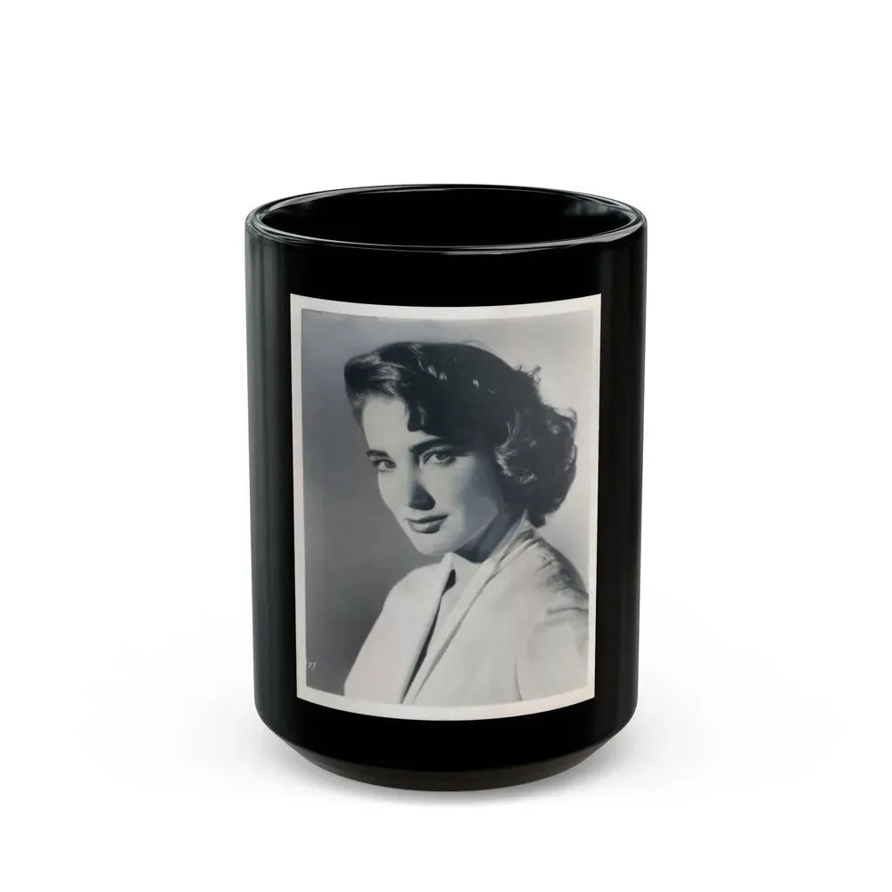 Julia Adams #114 (Vintage Female Icon) Black Coffee Mug 15oz - Go Mug Yourself