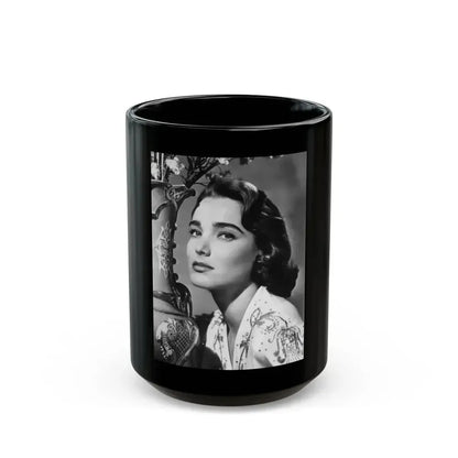 Julia Adams #115 1 (Vintage Female Icon) Black Coffee Mug 15oz - Go Mug Yourself
