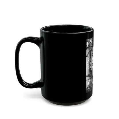 Julia Adams #115 1 (Vintage Female Icon) Black Coffee Mug - Go Mug Yourself