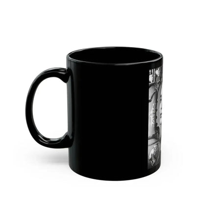 Julia Adams #115 1 (Vintage Female Icon) Black Coffee Mug - Go Mug Yourself
