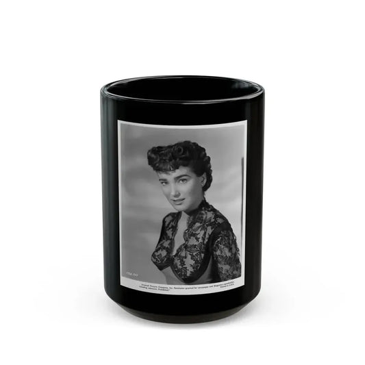 Julia Adams #119 (Vintage Female Icon) Black Coffee Mug 15oz - Go Mug Yourself