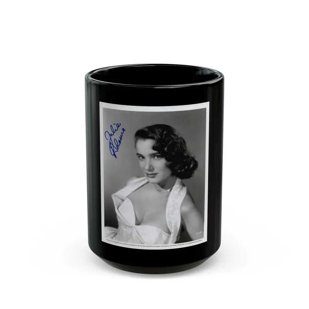 Julia Adams #12 (Vintage Female Icon) Black Coffee Mug 15oz - Go Mug Yourself
