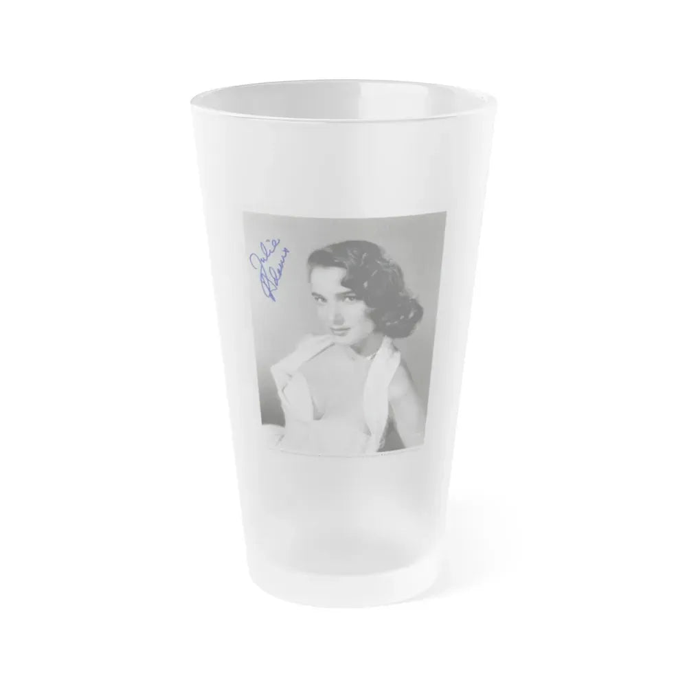 Julia Adams #12 (Vintage Female Icon) Frosted Pint Glass 16oz 16oz Frosted - Go Mug Yourself