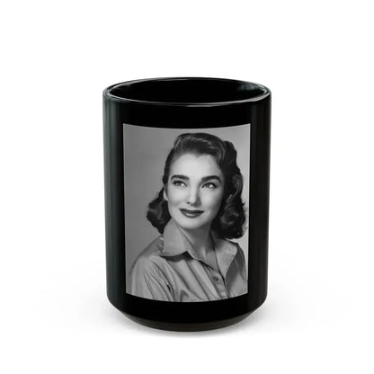 Julia Adams #126 (Vintage Female Icon) Black Coffee Mug 15oz - Go Mug Yourself