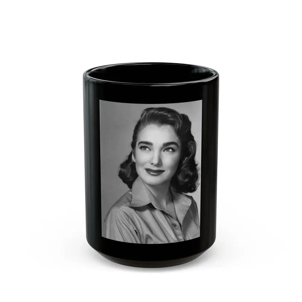 Julia Adams #126 (Vintage Female Icon) Black Coffee Mug 15oz - Go Mug Yourself
