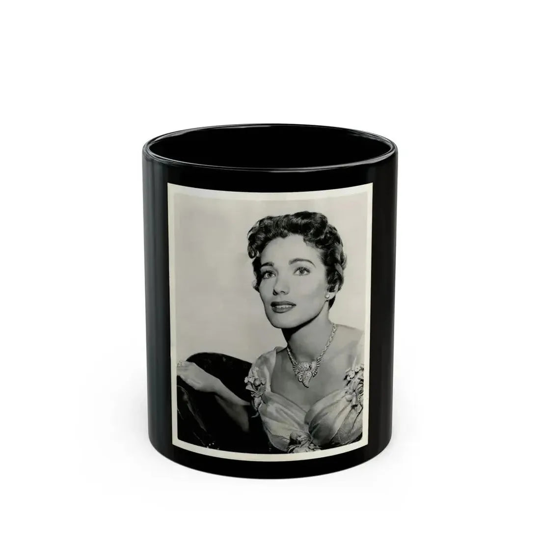 Julia Adams #131 (Vintage Female Icon) Black Coffee Mug 11oz - Go Mug Yourself