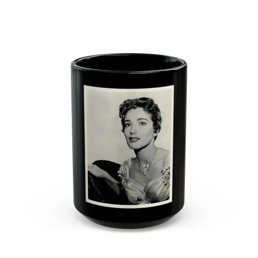Julia Adams #131 (Vintage Female Icon) Black Coffee Mug 15oz - Go Mug Yourself
